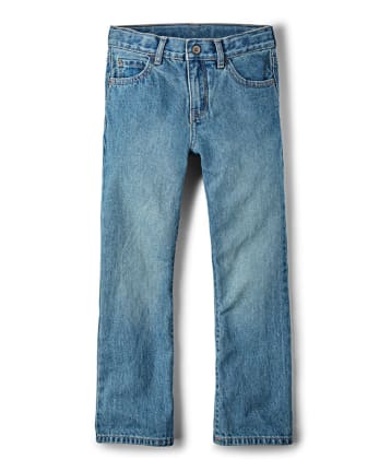 Jeans bootcut básicos para niños
