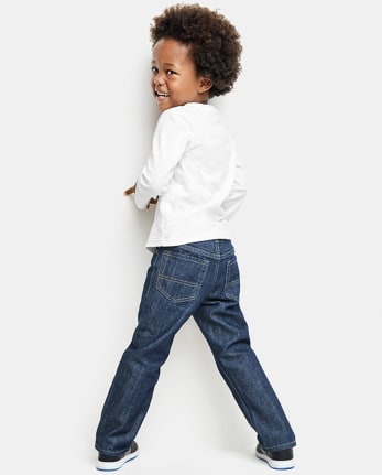Jeans sueltos básicos para bebés y niños pequeños