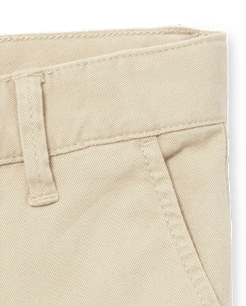 Pantalones cortos chinos de uniforme para niñas