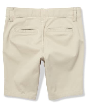Pantalones cortos chinos de uniforme para niñas