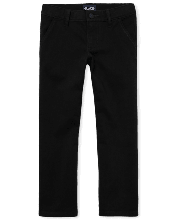Girls Uniform Stretch Bootcut Chino Pants