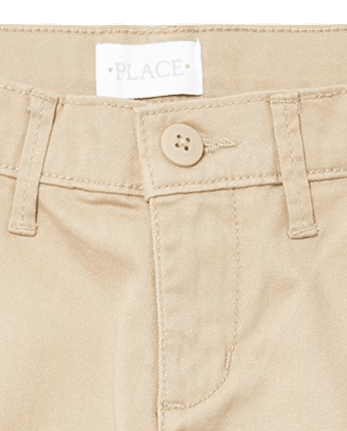 Girls Uniform Stretch Bootcut Chino Pants