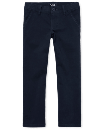 Girls Uniform Stretch Bootcut Chino Pants