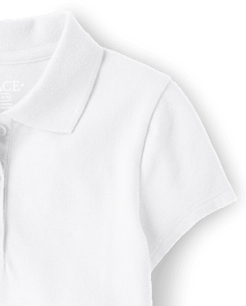 Polo de piqué de uniforme para niñas