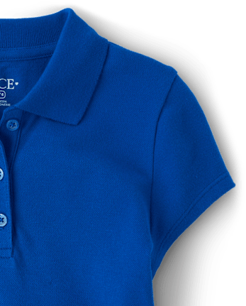Polo de piqué de uniforme para niñas
