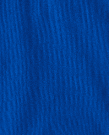 Girls Uniform Soft Stretch Pique Polo - RENEW BLUE