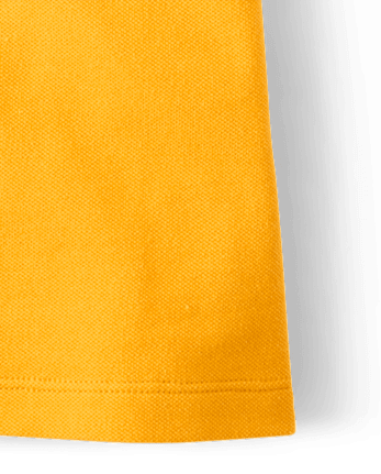 Polo de piqué de uniforme para niñas - YELLOW PENCIL