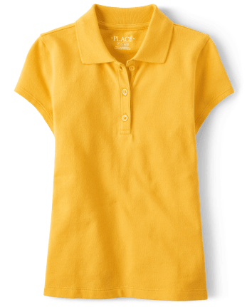 Girls Uniform Pique Polo
