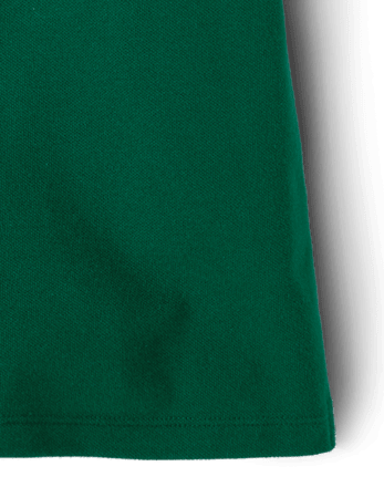 Girls Uniform Soft Stretch Pique Polo