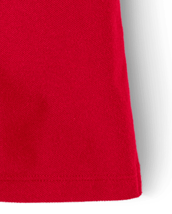 Polo de piqué de uniforme para niñas
