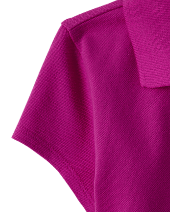 Polo de piqué de uniforme para niñas