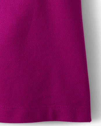 Polo de piqué de uniforme para niñas