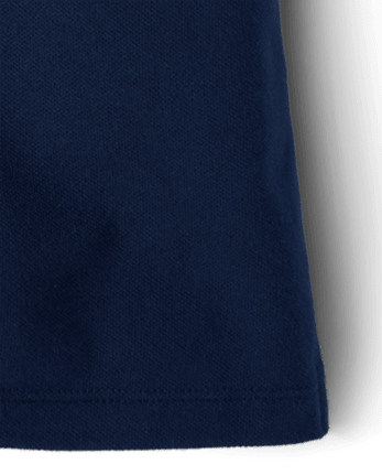 Polo en piqué d'uniforme pour fille