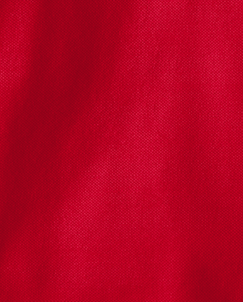 Polo d'uniforme en piqué à volants pour toute-petite fille - RUBY