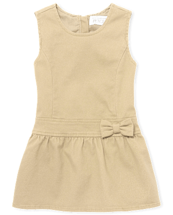 Jersey con lazo de uniforme para niñas pequeñas