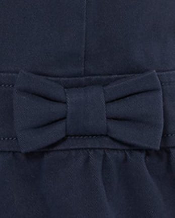 Pull d'uniforme à nœud pour toute-petite fille