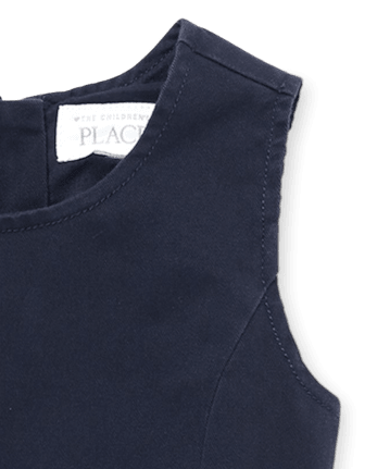 Pull d'uniforme à nœud pour toute-petite fille