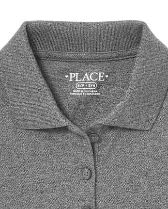 Polo de piqué de uniforme para niñas
