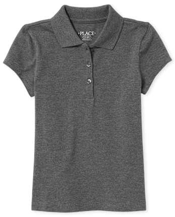 Polo de piqué de uniforme para niñas