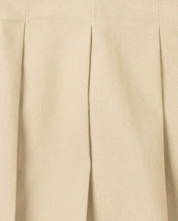 Falda pantalón plisada de uniforme para niñas