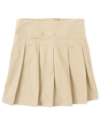 Falda pantalón plisada de uniforme para niñas