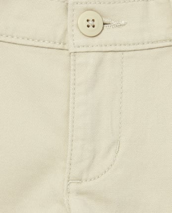 Girls Uniform Stretch Bootcut Chino Pants - Slim