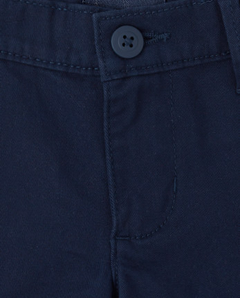 Girls Uniform Stretch Bootcut Chino Pants - Plus