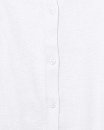 Girls Cardigan - WHITE