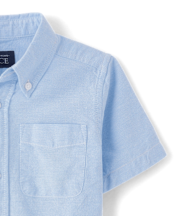 Chemise boutonnée Oxford d'uniforme pour garçon