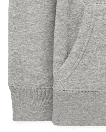 Sweat à capuche zippé uniforme pour garçon