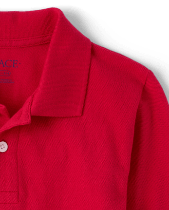 Polo piqué doux pour uniforme pour enfants