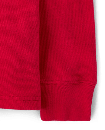 Polo piqué doux pour uniforme pour enfants