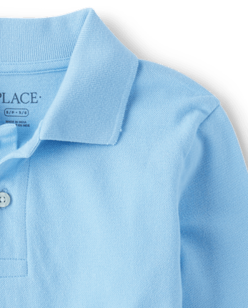 Polo en piqué d'uniforme pour garçon