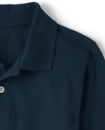 Polo piqué doux pour uniforme pour enfants