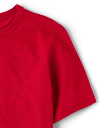 Camiseta básica con capas de uniforme para niños