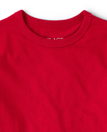 Camiseta básica con capas de uniforme para niños