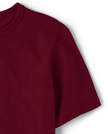 Camiseta básica con capas de uniforme para niños