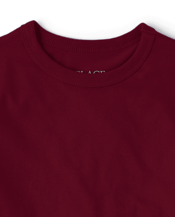 Camiseta básica con capas de uniforme para niños