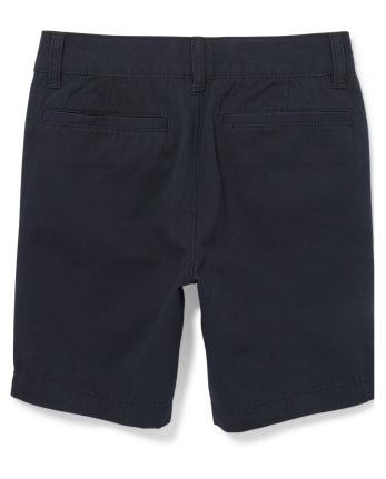 The Childrens Place Boys Solid Chino Shorts
