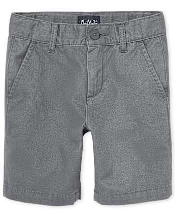 Pantalones cortos chinos de uniforme para niños