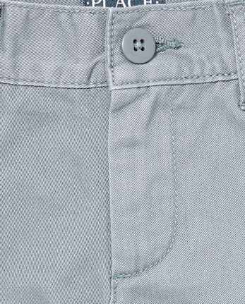 Pantalones cortos chinos de uniforme para niños