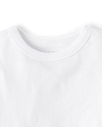 Camiseta básica con capas de uniforme para bebés y niños pequeños