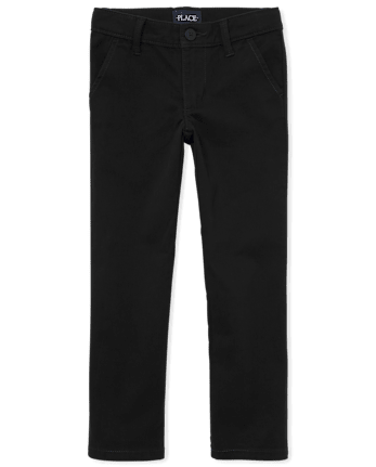 Girls Uniform Stretch Skinny Chino Pants