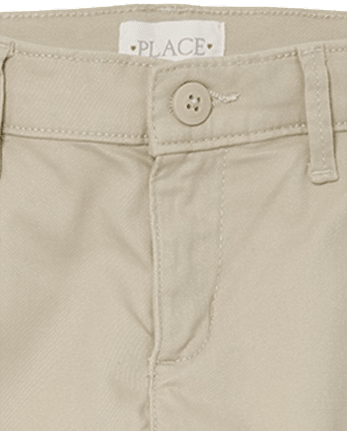 Girls Uniform Stretch Skinny Chino Pants