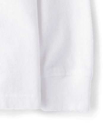 Baby And Toddler Boys Uniform Soft Pique Polo - WHITE