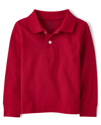 Toddler Boys Uniform Pique Polo