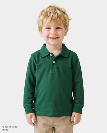 Polo en piqué d'uniforme pour bébés et tout-petits garçons - SPRUCESHAD