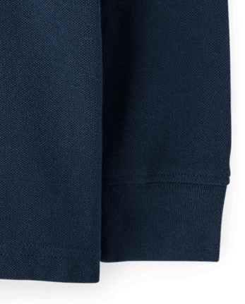 Baby And Toddler Boys Uniform Soft Pique Polo - NAUTICO