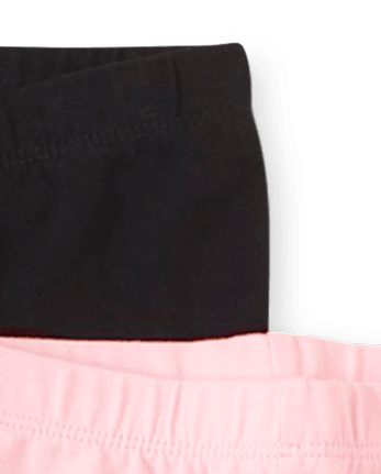 Lot de 2 leggings pour bébé et toute-petite fille