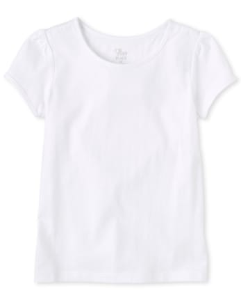 Camiseta básica con capas para bebés y niñas pequeñas